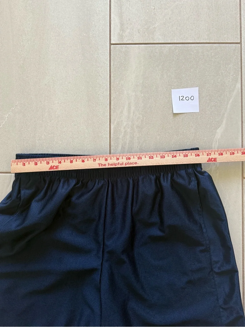 Nike Basketball Shorts Men’s L Navy Blue Dazzle Baggy Swoosh